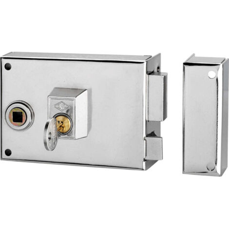 Cerradura de Hierro Esmaltado de Sobreponer CVL 1125BR 120 Der