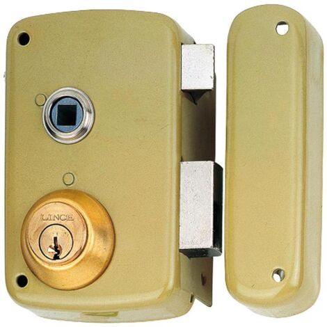 Cerradura sobreponer 5056B 70MM izquierda marca LINCE