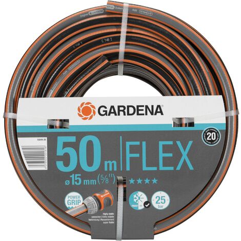 GARDENA Manguera de riego jardín 50 m Comfort Flex de 15 mm (5/8") (18049-26)