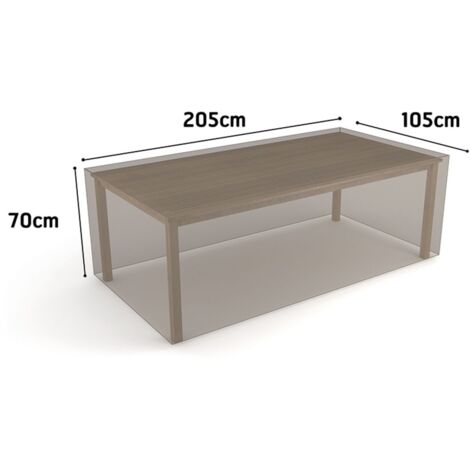 Funda Protectora Para Muebles De Jardín - 200x90x60 Cm, Tela Oxford 420D Impermeable, Con Cordón Ajustable, Protección UV
