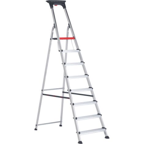 Altrex Double Decker escalera de aluminio plegable 8 peldaños DD8 Altura de trabajo 3.65m8 peldaños DD8 Altura de trabajo 3.65m EN131
