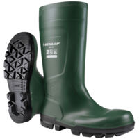 dunlop bota agua verde seguridad s5 punter+suela acero work nº38