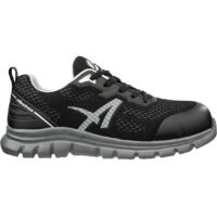 Albatros Levitate Grey Low S1PS SR Zapatos de trabajo bajos veganos - 43 (EU) - Negro