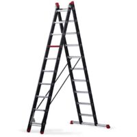 Altrex Mounter Escalera Multiusos profesional 2x12 peldaños (6,9m altura de trabajo)2x12 peldaños (6,9m altura de trabajo)