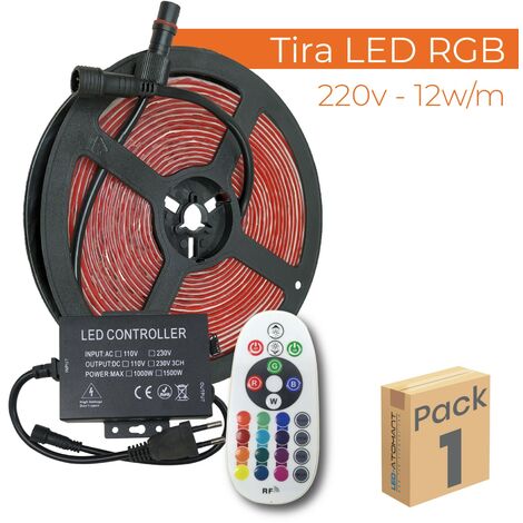 Ruban LED RVB (kit complet) - 5m - mutlicolor