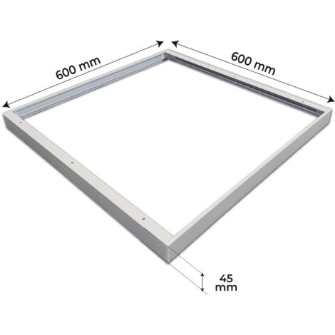 Cadre de surface pour panneaux LED 60x60  Lot de 1 U.