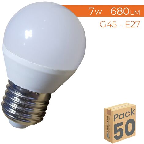 Ampoule LED MILKY 40W E27 lumière chaude jaune 10 x 6 cm - 4MURS