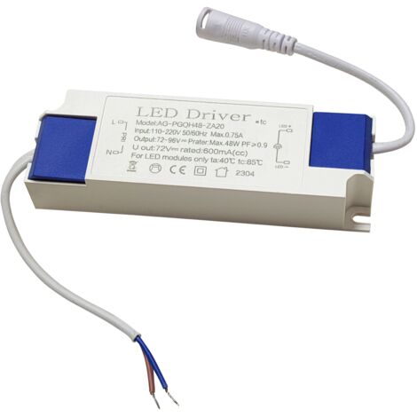 Driver 48W pour panneau LED 60x60cm 120x30cm