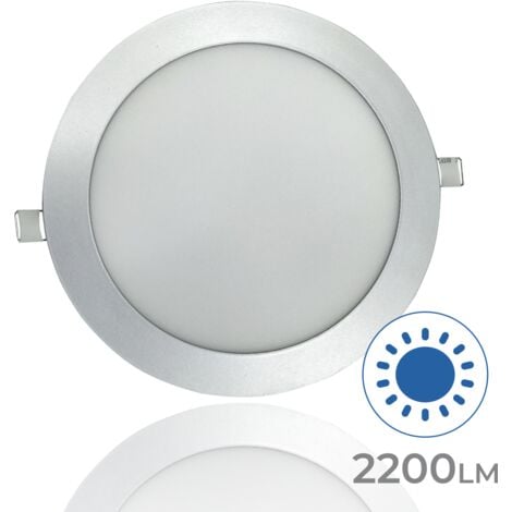 Spot LED Encastrable Rond Plat 24W 2200LM Coupe 280mm