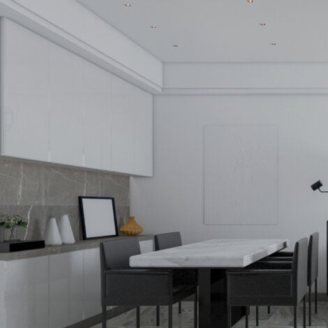Foco Lineal LED Empotrable 2W - UGR18 - CRI90 - Chip OSRAM - Blanco Cálido - Blanco