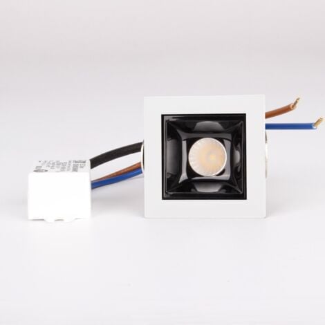 Foco Lineal LED Empotrable 2W - UGR18 - CRI90 - Chip OSRAM - Blanco Cálido - Blanco