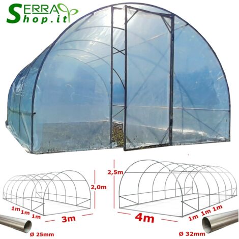 Serra Easy Plus 4x7m con copertura PE 200MC