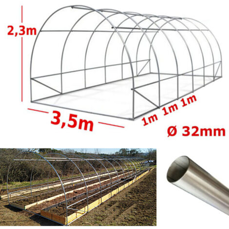 Struttura Serra Easy 3,5x4m tunnel ad archi