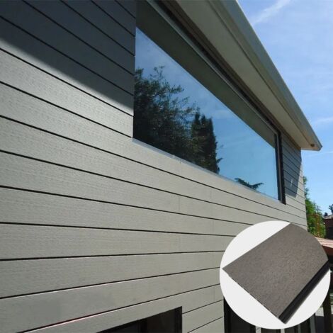 Listoni WPC Plane 10m² per rivestimenti colore Grigio listone 150x2200mm spessore 11mm