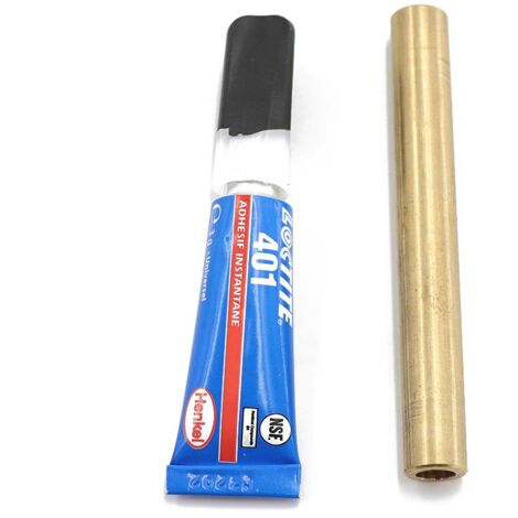Kit de réparation diam. 6 mm : 1 tube de colle et 1 raccord