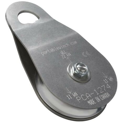 PCA-1274 Poulie ouvrante inox 100 mm de diamètre (1/2)