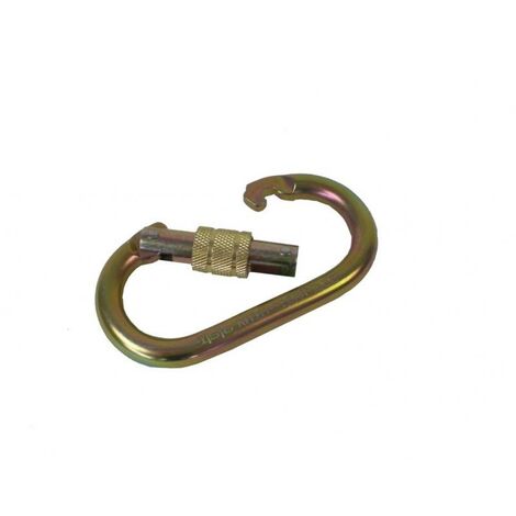 PCA-1276 Mousqueton bloquant ovale en acier (1/4)