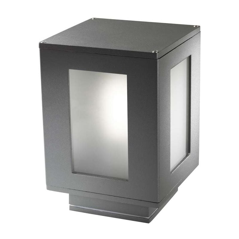 Forlight Baliza Ip44 alfil e27 23w gris urbano pedestal para baño exterior grey 1x