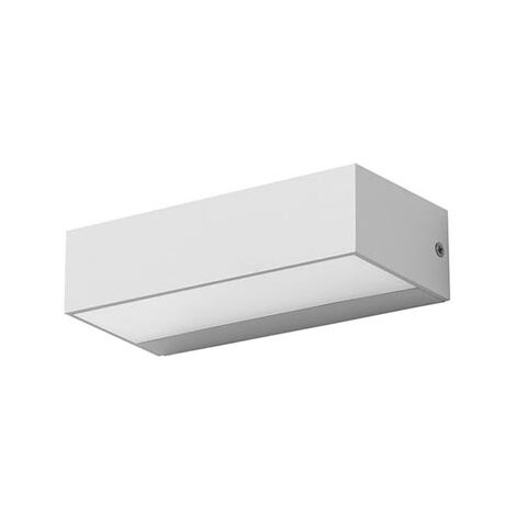 Ara Small aplique exterior empotrable de paret con luz led  blanco calido 3000K en color blanco