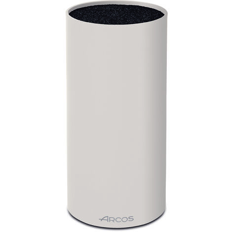 Arcos Bloque Universal para Cuchillos hasta 20 cm - Hecho de Caucho Termoplástico de 225 mm - Color Blanco