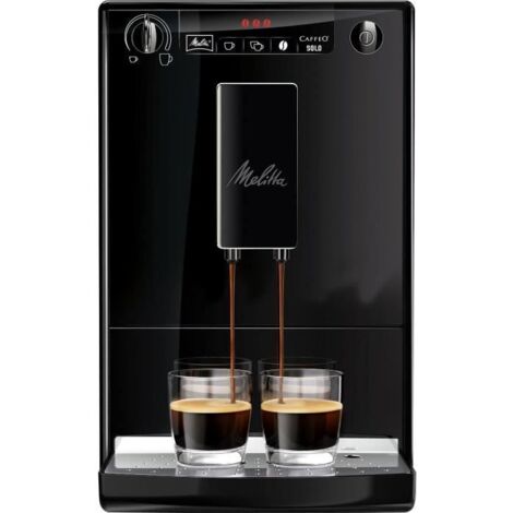 MELITTA E950-222 Machine expresso automatique avec broyeur Caffeo Solo - Noir Pur (1/5)
