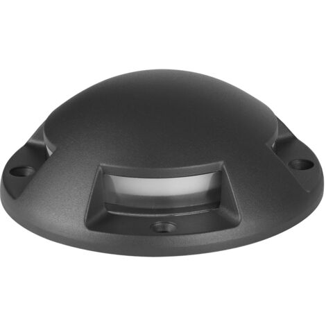 Forlight Up - Foco LED de Superfície para Señalizar Caminos y Senderos. Lámpara para Jardín Impermeable IP65 con LED 7.4W y 106lm Luz Cálida 3000K. Color Gris Urbano