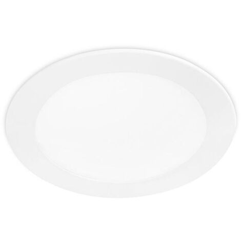 FORLIGHT Easy Round Ø170mm downlight en formato circular con luz led blanco cálido 3000K en color blanco