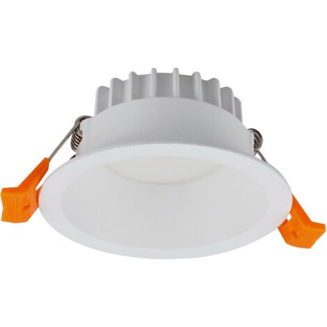 Jet Ø85mm  downlight con luz led en blanco cálido 3000 k en color blanco