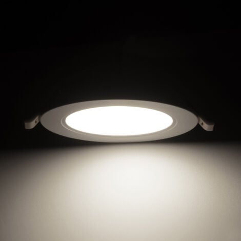 Element downlight de diametro 145mm con luz led con opción a regular 3 temperaturas de color (3000k/4000k/6000K) en color blanco