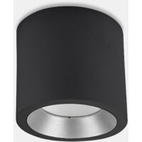 LEDS C4 - Plafón IP66 Cosmos LED ø126mm LED 17.6 Blanco neutro - 4000K ON-OFF Gris urbano 1118lm