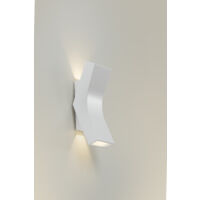 Aplique bend led 9w 3000k blanco porcelana 239lm