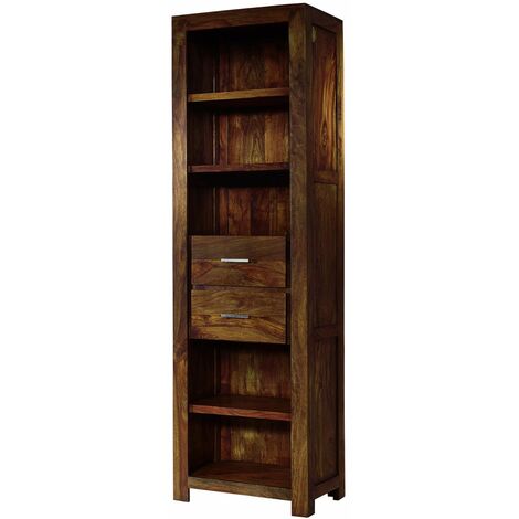 Regal Sheesham 60x40x200 life honey lackiert METRO LIFE 111