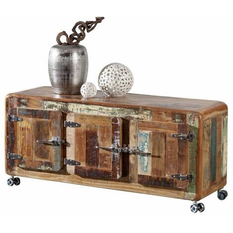 Sideboard Altholz 126x40x56 mehrfarbig lackiert FREEZY 04