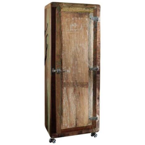 Schrank Altholz 60x48x165 mehrfarbig lackiert FREEZY 06