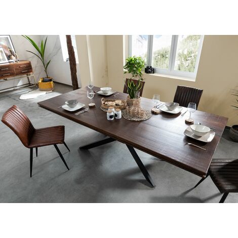 Esstisch Mango 240x107x76 braun lackiert STILMÖBEL 122