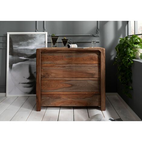 Kommode Sheesham 96x50x90 grau geölt BUENO 2004