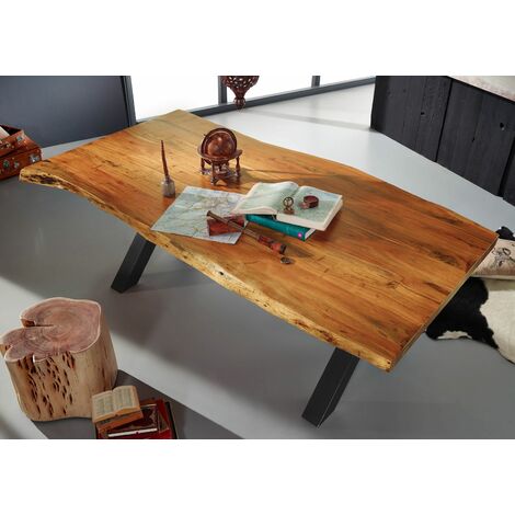 Esstisch Akazie 240x110x76 natur lackiert IRON LABEL 188