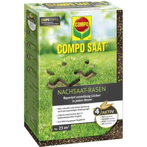 COMPO SAAT Nachsaat-Rasen 500g für 25m²