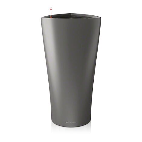 LECHUZA DELTA Premium 30 Komplettset anthrazit metallic