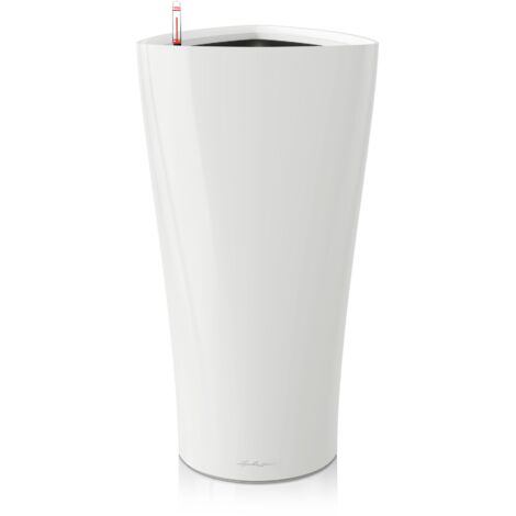 LECHUZA DELTA Premium 40 Komplettset weiß hochglanz