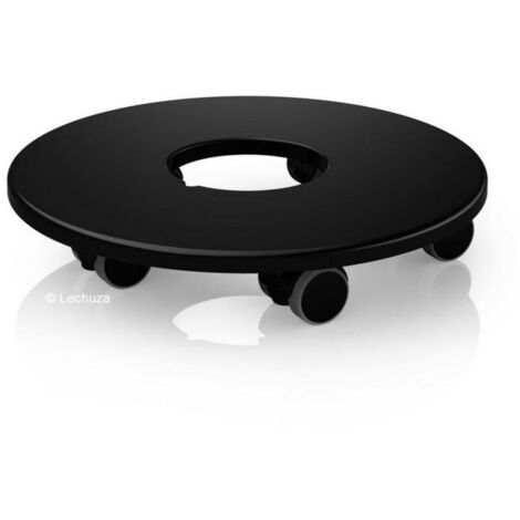 LECHUZA Rolluntersatz für CLASSICO 60, CUBE 50, CURSIVO 50 schwarz