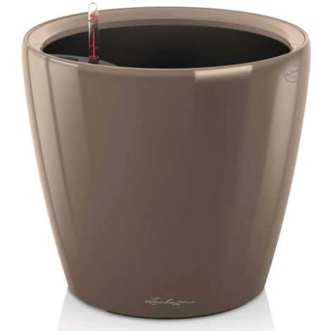 LECHUZA CLASSICO Premium LS 28 Komplettset taupe hochglanz