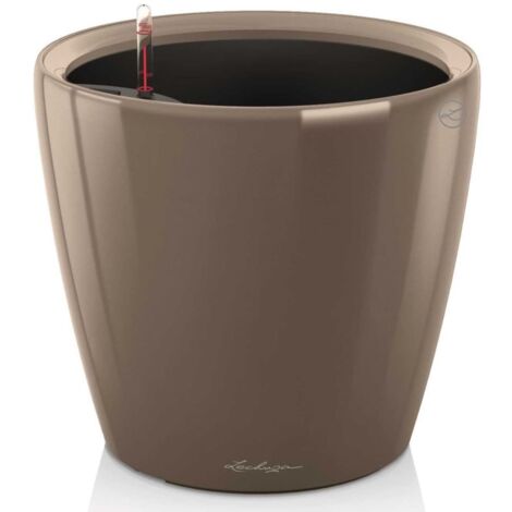 LECHUZA CLASSICO Premium LS 35 Komplettset taupe hochglanz