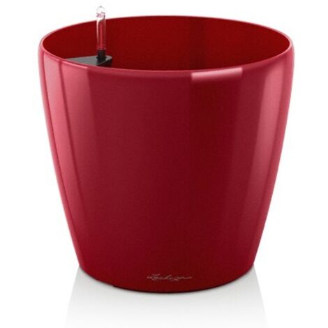 LECHUZA CLASSICO Premium LS 35 Komplettset schwarz hochglanz
