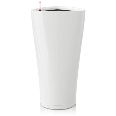 LECHUZA DELTA Premium 30 Komplettset weiß hochglanz