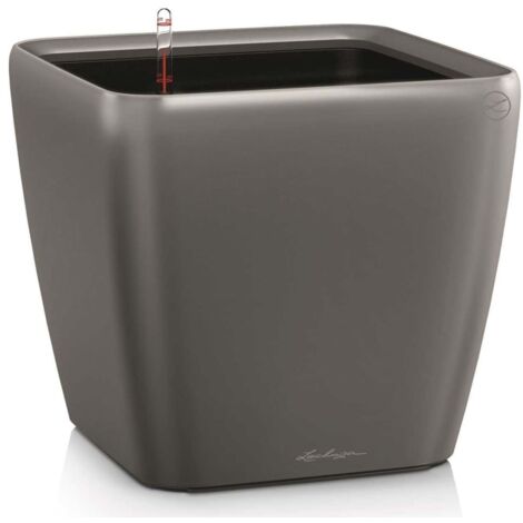 LECHUZA® Pflanzgefäße QUADRO LS 35 Anthrazit metallic All-in-One