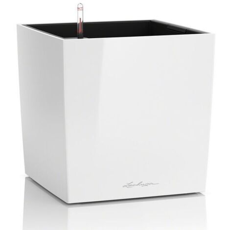 LECHUZA CUBE Premium 30 Komplettset scarlet rot hochglanz