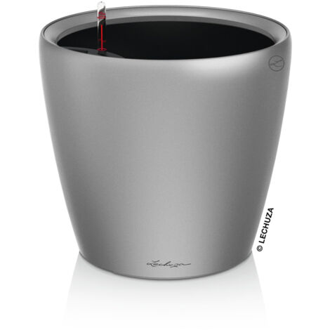 LECHUZA CLASSICO Premium LS 35 Komplettset silber metallic