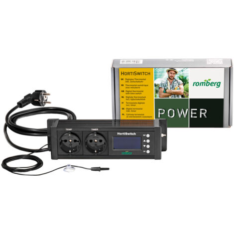 Romberg HortiSwitch Thermostat für Zimmergewächshäuser (digital gesteuert)