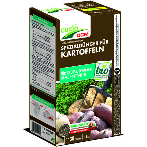 Cuxin Kartoffeldünger 3 kg Dünger Kartoffel Gemüse Bio Öko Garten Organisch